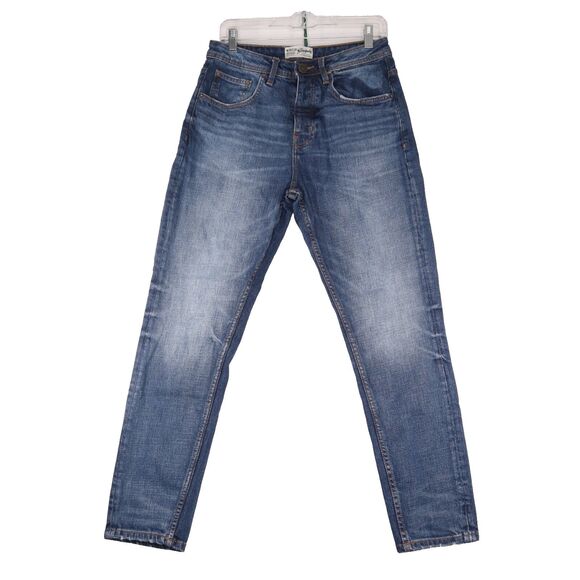 The Stronghold Redline Selvedge Men's Jeans Relaxed Tapered Button Fly 29x28.5 - Picture 1 of 13